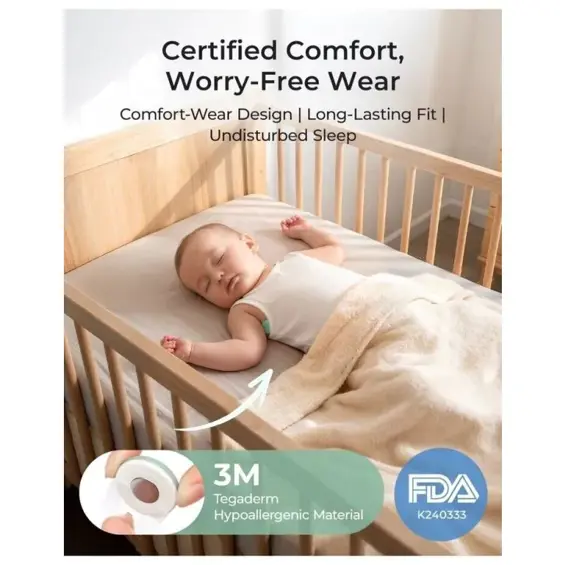 Momcozy T31 pametni nosivi toplomjer za bebe s Bluetooth povezivanjem