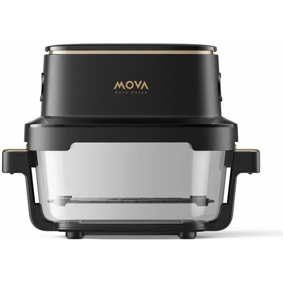 MOVA AF20 Pro – Friteza na vrući zrak sa staklenim posudama 4 L i 2,5 L, 1700 W, 8 programa, crna
