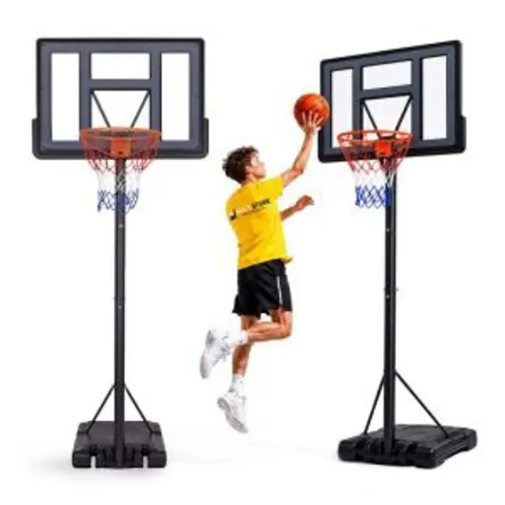 MovePro QSG-S003-21A – Samostojeći koš za košarku s podesivom visinom 150–305 cm, amortizirani obruč, mobilna baza