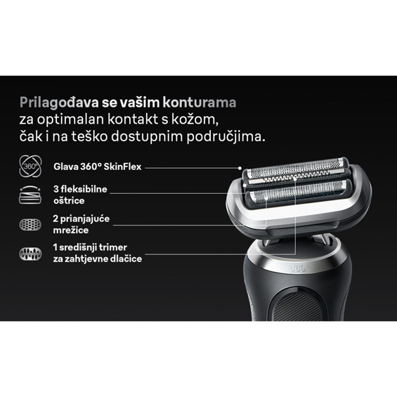 Mrežica Braun 74S + nož Serija7