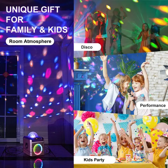 N-Gear Block Party 602 XL Karaoke Set, 300W, Disco Kugla, 2 Žična Mikrofona – Space Pink