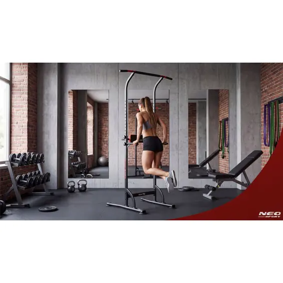 Neo-Sport Apex Dip 130300 samostojeća višenamjenska sprava za zgibove i propadanja do 100 kg