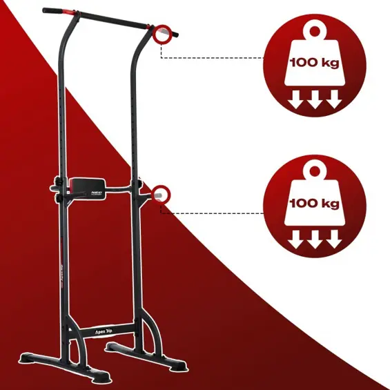 Neo-Sport Apex Dip 130300 samostojeća višenamjenska sprava za zgibove i propadanja do 100 kg