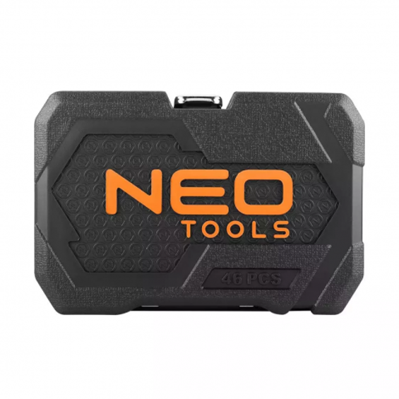 NEO TOOLS 10-004-1 – Set nasadnih ključeva 1/4", 46 dijelova, CrV čelik, EVA pjena