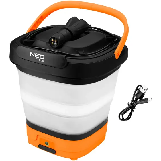 NEO TOOLS 12 V prijenosni visokotlačni perač s preklopnom kantom 12 L – 5 bar, USB-C punjenje, bežični mini perač
