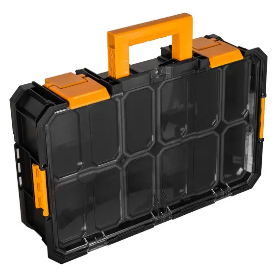 NEO TOOLS 84-288 – Modularni sustav kutija za alat 4 u 1 s kotačima, teleskopskom ručkom i organizatorom