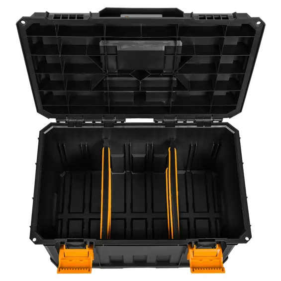 NEO TOOLS 84-288 – Modularni sustav kutija za alat 4 u 1 s kotačima, teleskopskom ručkom i organizatorom