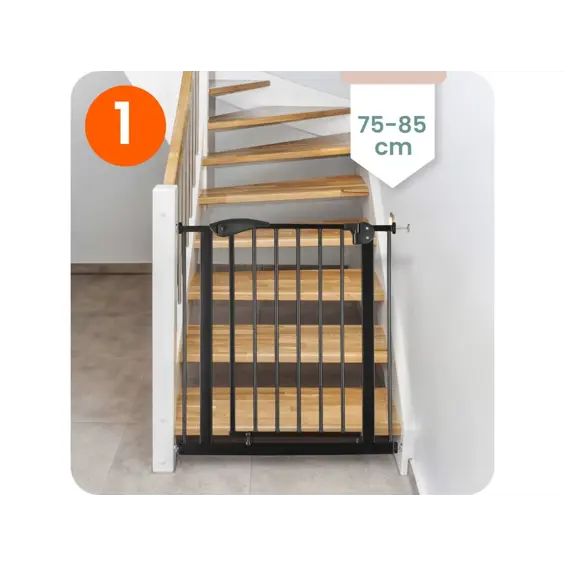 Nukido 718300 sigurnosna barijera za stepenice – zaštitna ograda za djecu i kućne ljubimce