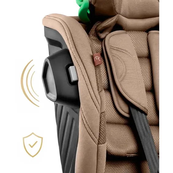 NUKIDO Shelly 710302 – Rotirajuća dječja autosjedalica 360°, i-Size 40–150 cm, ISOFIX, smeđa