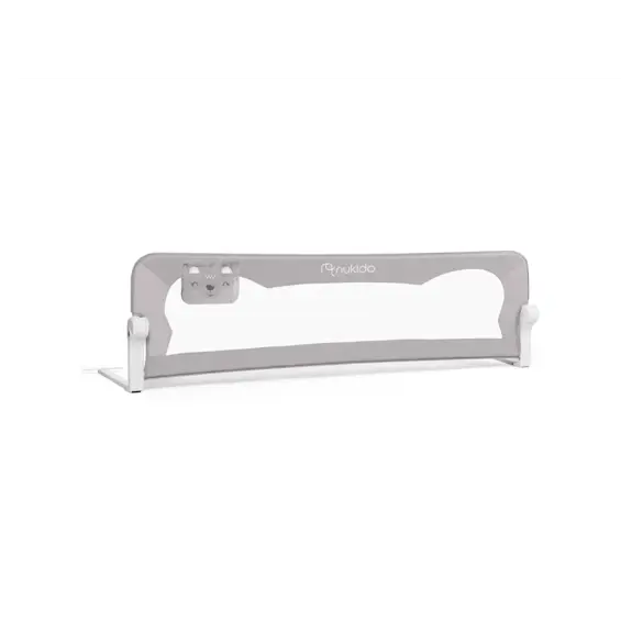 Nukido sigurnosna barijera za krevet 180x42 cm – zaštita od pada, siva
