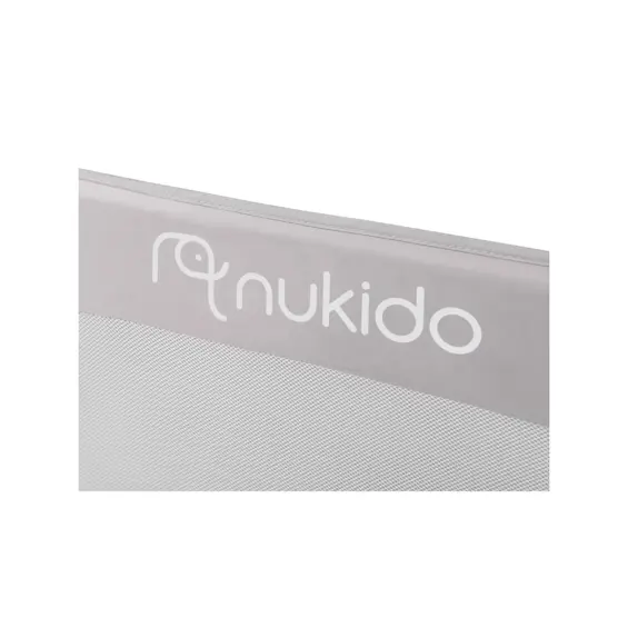 Nukido sigurnosna barijera za krevet 180x42 cm – zaštita od pada, siva