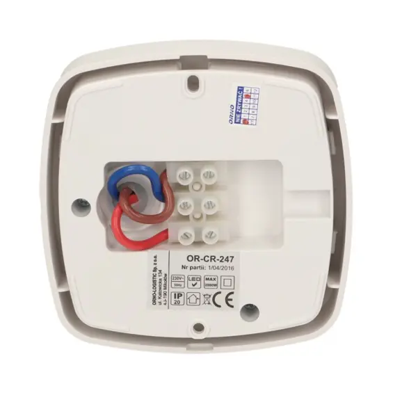 ORNO OR-CR-247 stropni PIR senzor pokreta 360°, IP20, 2000 W