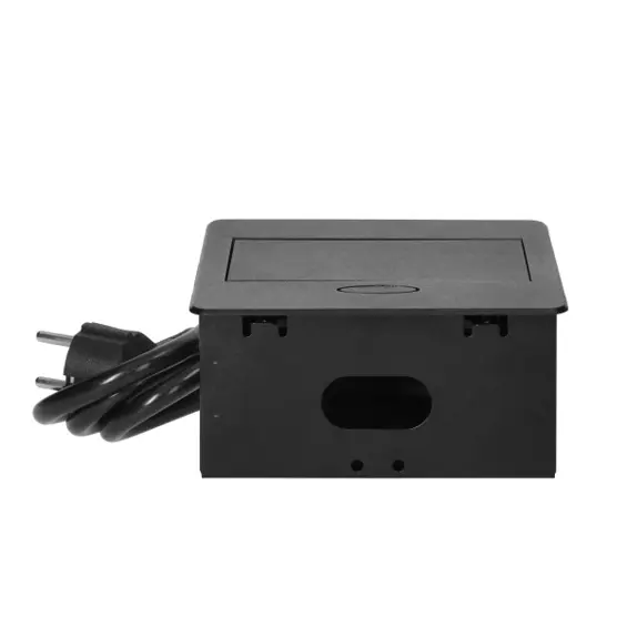 Orno OR-GM-9029(GS)/B ugradbena namještajska utičnica Schuko s 2 USB priključka