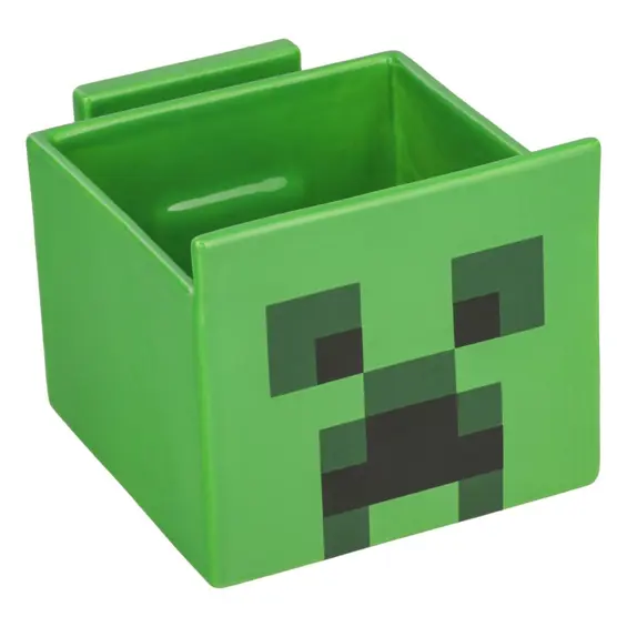 Paladone Minecraft Creeper Streaming Snack Bowl – keramička zdjela za grickalice s držačem za mobitel