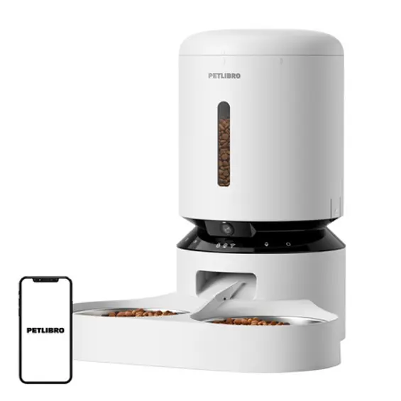 Petlibro Granary automatska hranilica s kamerom i dvostrukom zdjelicom 5 L