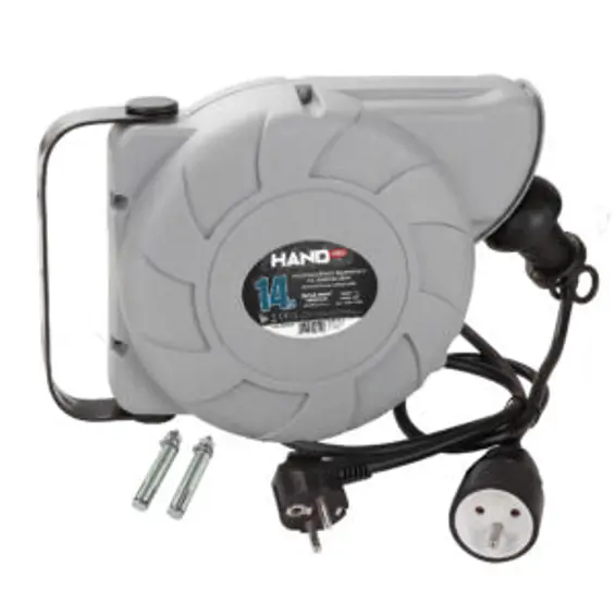 Plastrol W-100518 automatski zidni produžni kabel 14 + 2 m