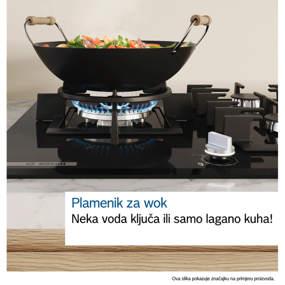 Ploča Bosch PPQ7AAI40 MattBlack FlameSelect