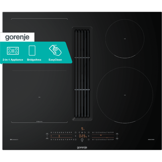 Ploča s napom Gorenje GEH6432BSCWF WiFi (627m3/h)