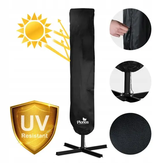 Plonos PL-880 sklopivi vrtni suncobran 350 cm sa zaštitnom navlakom