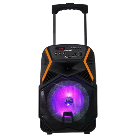 Prime3 APS22 BLAZE Bluetooth Zvučnik s Karaoke Funkcijom – Bežični Mikrofon, LED Rasvjeta i 1600 W PMPO
