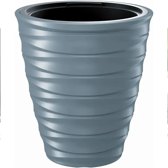 Prosperplast Freze DBFE400-443U tegla za cvijeće s umetkom 28 L – Ø 38,3 × 41,9 cm, svijetlo siva