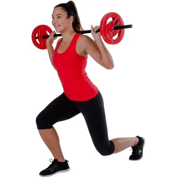Pure2Improve set šipke i utega 20 kg, 130 cm