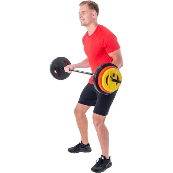 Pure2Improve set šipke i utega 20 kg, 130 cm