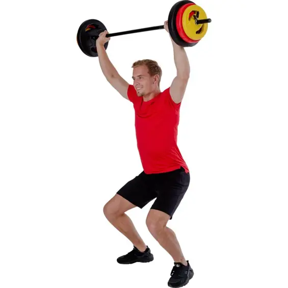 Pure2Improve set šipke i utega 20 kg, 130 cm
