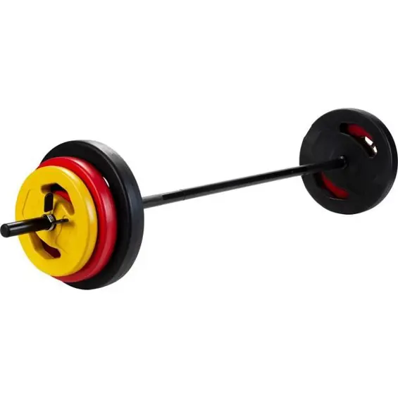 Pure2Improve set šipke i utega 20 kg, 130 cm