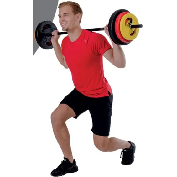 Pure2Improve set šipke i utega 20 kg, 130 cm