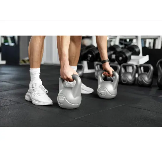 REBEL ACTIVE 2232G-22 kettlebell 22 kg – bitumenski uteg za funkcionalni trening