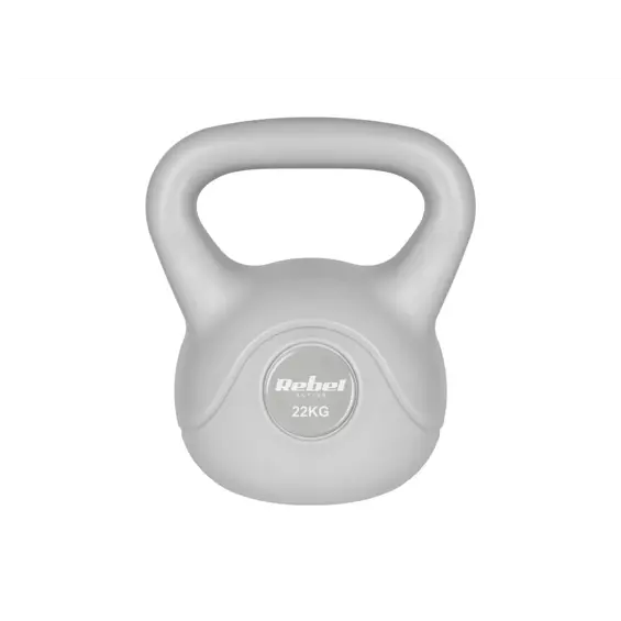 REBEL ACTIVE 2232G-22 kettlebell 22 kg – bitumenski uteg za funkcionalni trening