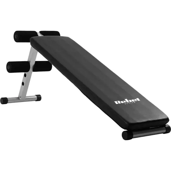 Rebel Active RBA-2004 Podesiva Kosa Klupa za Trbušnjake – Čelična Konstrukcija, Nosivost 170 kg
