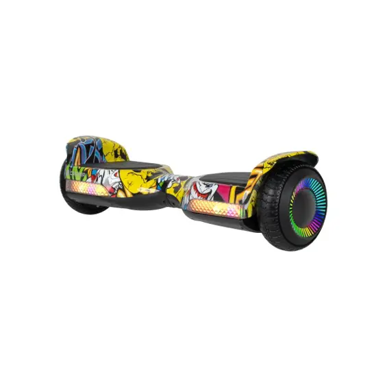 REBEL Cruiser Joy ZAB0013 – Električni hoverboard 6,5", 240 W, do 10 km/h, domet 8 km, LED osvjetljenje, šareni
