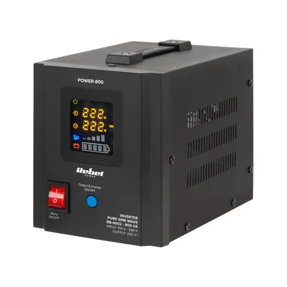 Rebel POWER-1000 RB-4003 UPS 1000 VA / 700 W s čistim sinusnim valom
