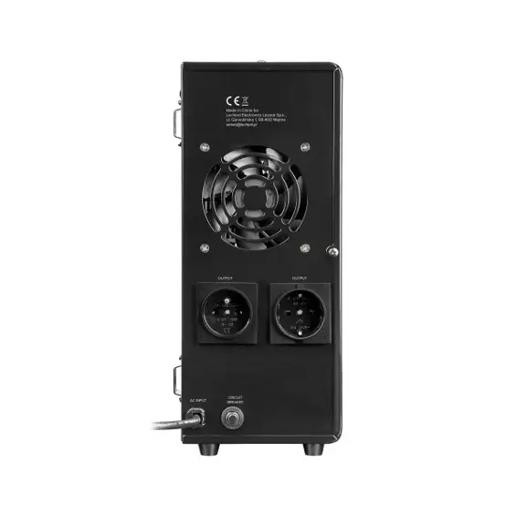 REBEL POWER-1000 RB-4013 – UPS uređaj za neprekidno napajanje 1000 VA / 700 W, čisti sinusni val, 12 V, punjač akumulatora, zidna montaža