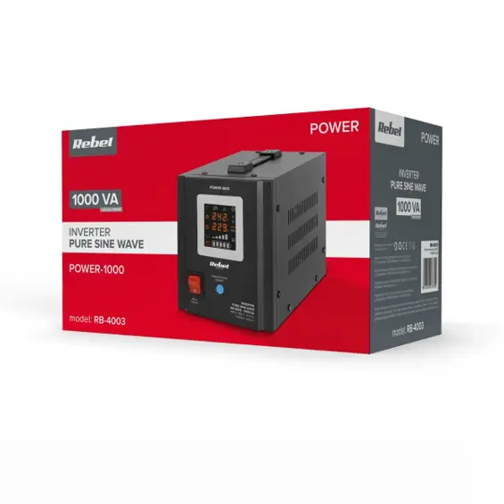 Rebel POWER-2200-LFP4 UPS s čistim sinusnim valom 2200 VA / 1600 W