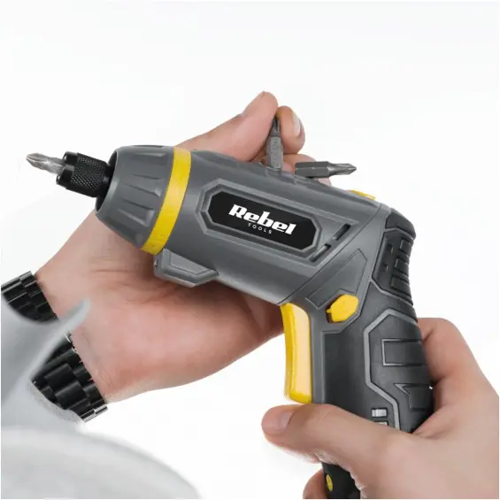 Rebel Tools RB-1003 akumulatorski odvijač 3,6 V set 54 bita