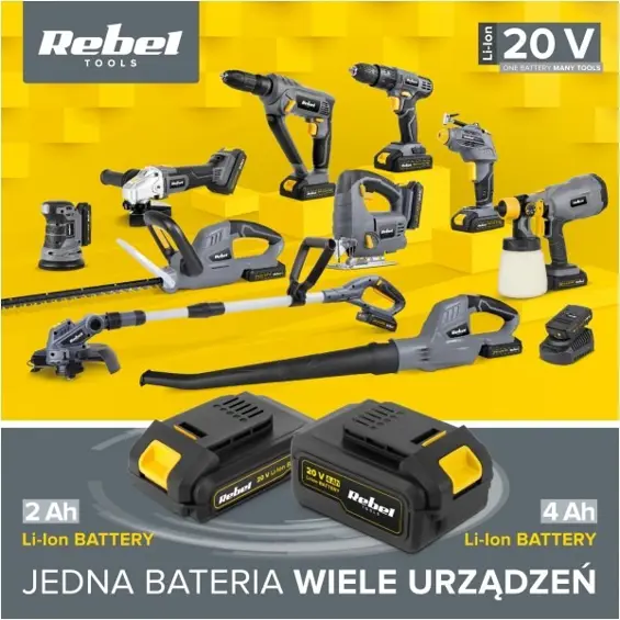 Rebel Tools RB-5000.1 akumulatorska puhalica za lišće 20 V