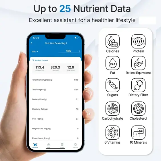 Renpho  Pametna kuhinjska vaga s aplikacijom