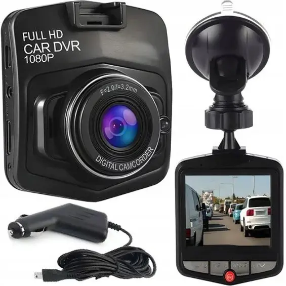 RETOO – Auto kamera Full HD 1080p, kut snimanja 170°, LCD zaslon, G-senzor, detekcija pokreta, noćno snimanje