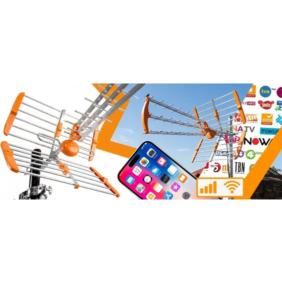 Retoo ER1240 vanjska usmjerena DVB-T2 antena VHF/UHF s LTE filtrom, do 80 km