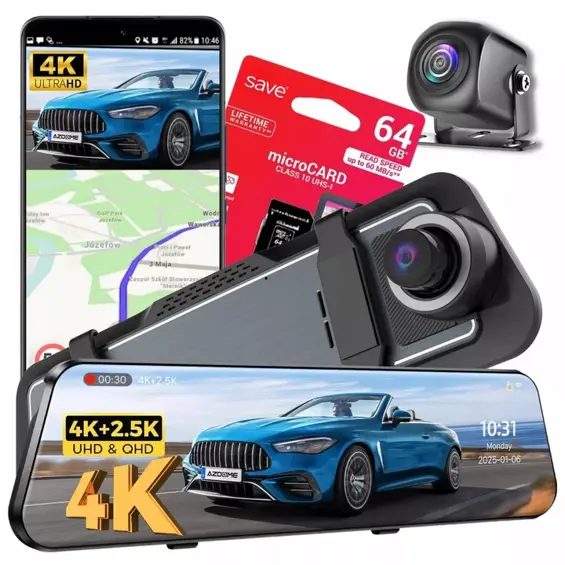 Retoo MR120 dash kamera Full HD s kamerom za vožnju unatrag