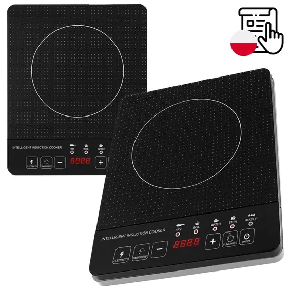 Retoo O210-1 prijenosna indukcijska ploča 2000 W, 1 zona