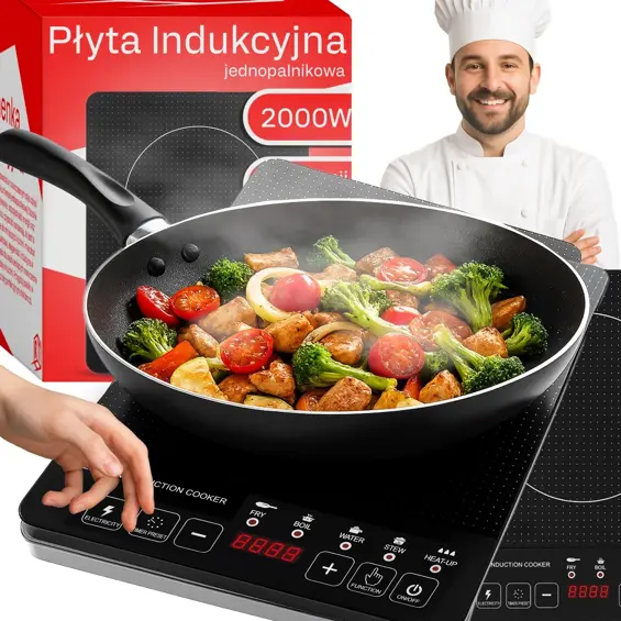 Retoo O210-1 prijenosna indukcijska ploča 2000 W, 1 zona