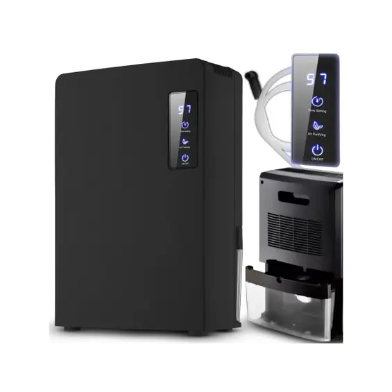 Retoo OR1260-Odvlaživač Zraka – 2200 ml, Tihi Odvlaživač s LCD Zaslonom, Timerom i Funkcijom Pročišćavanja Zraka