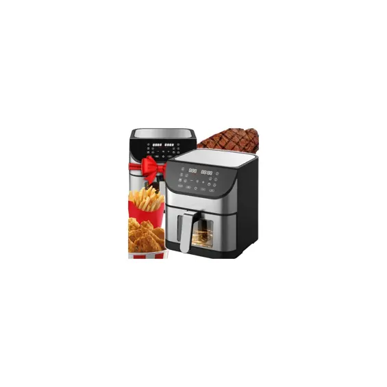 Retoo OR1308 XXL Air Fryer – 8 L, 1800 W, 12 Programa, Prozor za Pregled