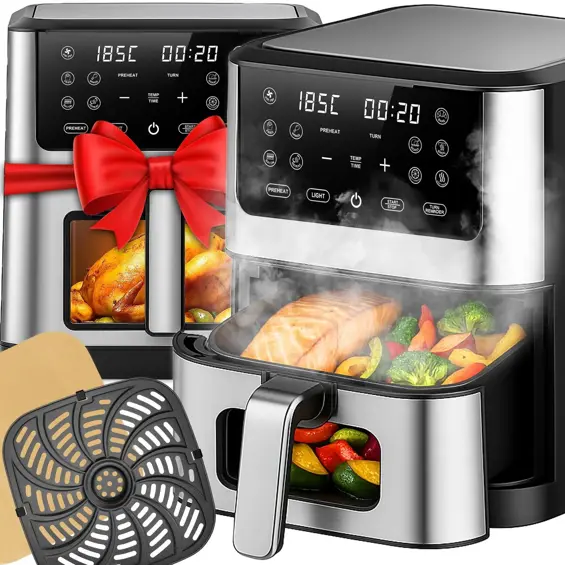 Retoo OR1313 Friteza na Vrući Zrak 3,2 L – 10 Programa, 1200 W