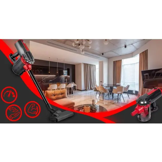 Retoo PowerClean OR1080 usisavač 5u1 bez vrećice, 650 W – crveni