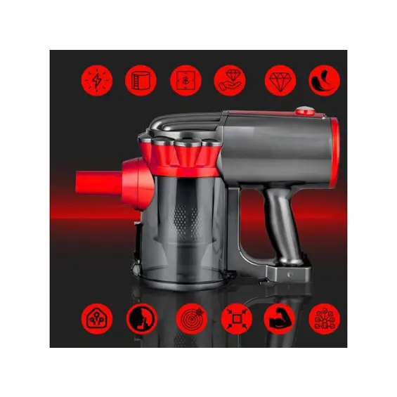 Retoo PowerClean OR1080 usisavač 5u1 bez vrećice, 650 W – crveni